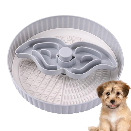 Dog Puzzle Feeder, interaktive Maze Dog Puzzle Bowl, Anti-Schock, abnehmbare Feeding Bowl, für kleine, mittelgroße und große Hunde zum langsamen Eating, verhindert Erbrechen und Blockieren von Générique