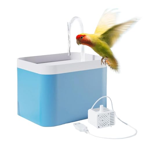 Elektrischer Vogel-Bad, automatisches Haustier-Bathtub, Duschrohr für Vögel, ideal für Peonies, Parakeets, Cockatiel, Enten und Budgerigars, saubere Wasserversorgung für Haustiere von Générique