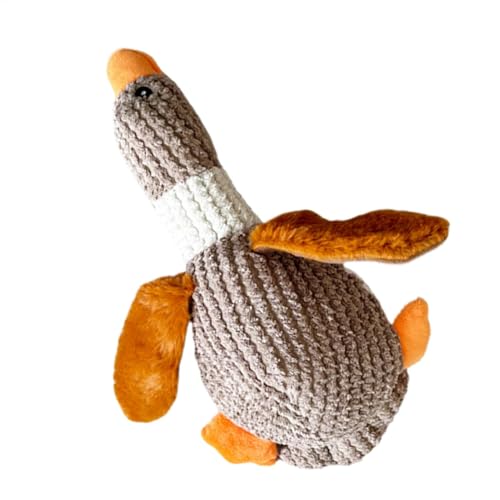 Entzückendes Plüsch-Spielzeug, interaktives Knautsch-Spielzeug, niedliches Hundespielzeug für Hunde, Knautschspielzeug für Biting, Hunde, Crinkle Duck Toy, Stuffed Tierspielzeug, Crinkle Squeaky Plush von Générique