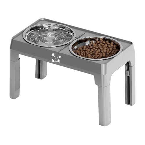 Erhöhter Futternapf für Hunde, Futter und Wasser – Futterstation für Hunde, Katzen, alle Größen Erhöhter Futternapf für Hunde, Futter und Wasser – Futterstation für Hunde, Katzen, alle Größen von Générique