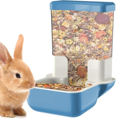 Futterspender zum Aufhängen, 800 ml, für Käfig, automatische Futterstation für Kaninchen, Frettchen, Katzen, Welpen, Meerschweinchen, Chinchilla, Hamster Futterspender zum Aufhängen, 800 ml, für Käfig, automatische Futterstation für Kaninchen, Frettchen, Katzen, Welpen, Meerschweinchen, Chinchilla, Hamster von Générique