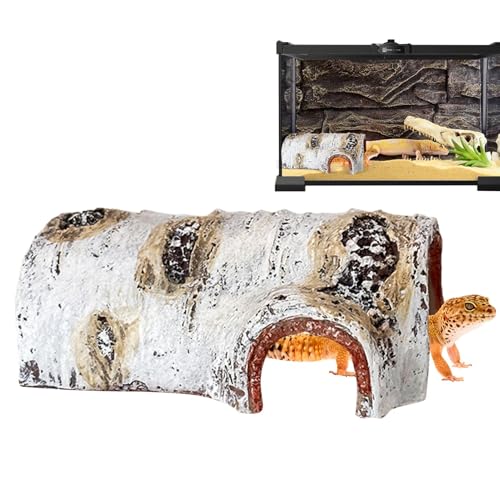 Gecko Cave House, Reptile Habitat | Haus aus Kunstharz, Simulationsbaum, Bart-Drachen, multifunktionaler Reptil-Lebensraum für Spinnen, Frösche, Einsiedlerkrebse, Eidechsen, Gecko Cave House, Reptile Habitat | Haus aus Kunstharz, Simulationsbaum, Bart-Drachen, multifunktionaler Reptil-Lebensraum für Spinnen, Frösche, Einsiedlerkrebse, Eidechsen, von Générique