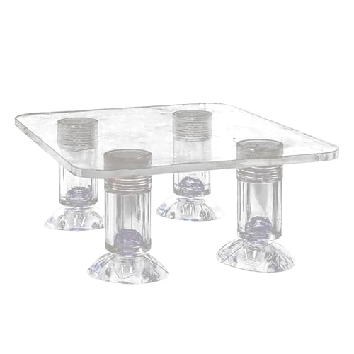 Générique Aquarium Pump Stand, stoßfeste Wasserpumpe, transparent, leicht, Zubehör für verbesserte Aquariumfunktionalität, stabile Halterung für Fischtanks von Générique