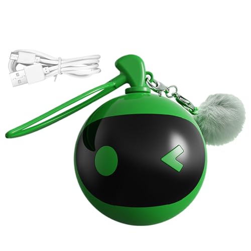 Générique Automatic Moving Ball Toy, Interactive Rolling Cat Toy, Smart Motion-Activated Ball, Wiederaufladbarer Pet Playtime, Indoor Fun, Motion Sensor USB, 1,97 x 2,56 Zoll Générique Automatic Moving Ball Toy, Interactive Rolling Cat Toy, Smart Motion-Activated Ball, Wiederaufladbarer Pet Playtime, Indoor Fun, Motion Sensor USB, 1,97 x 2,56 Zoll von Générique