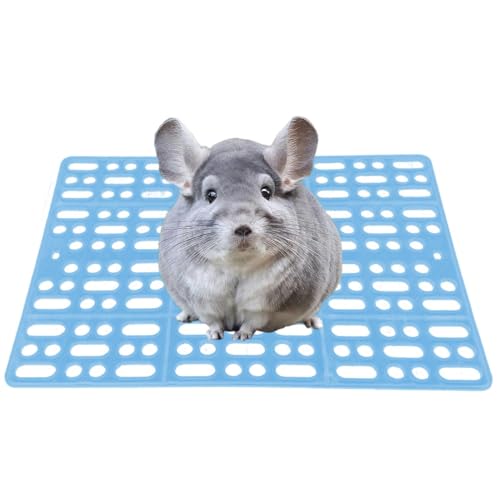 Générique Bunny Scratch Pad, Bunny Cage Matte, Bodenmatte aus Kaninchenkäfig, rutschfest, buntes Einweichkissen für Chinchillas, rechteckige Tiereinlagen für Kaninchen, Hamster von Générique