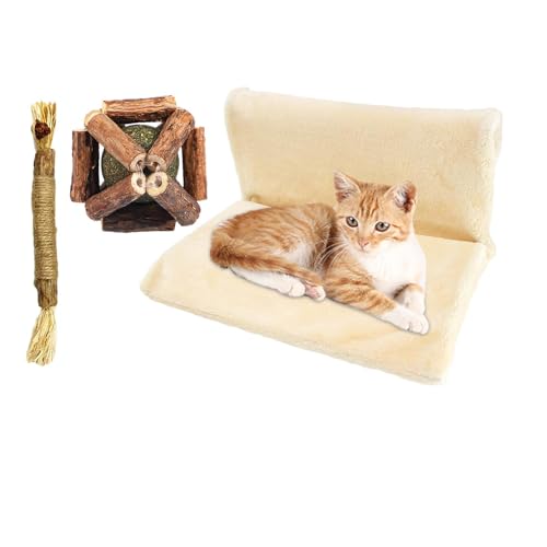 Générique Cat Hammock Käfig, bequem, für Hunde, Hammock, weiche Katze, waschbar, weiche Katzenhängematte für Käfig, mit abnehmbarem und stabilem Bett für Kitten, Puppies und kleine Haustiere von Générique