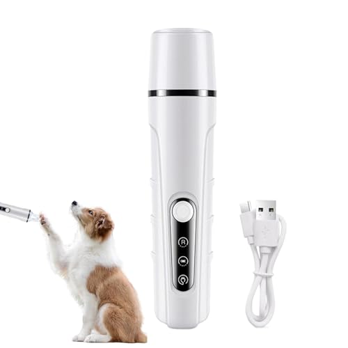 Générique Cat Nail Sharpener, wiederaufladbarer elektrischer Nageltrimmer, USB-Ladegerät, Smoothing Tool 13,9 x 3,5 x 4,5 cm, für Hunde, Kitten, Kaninchen und andere kleine Haustiere, leise und sicher von Générique