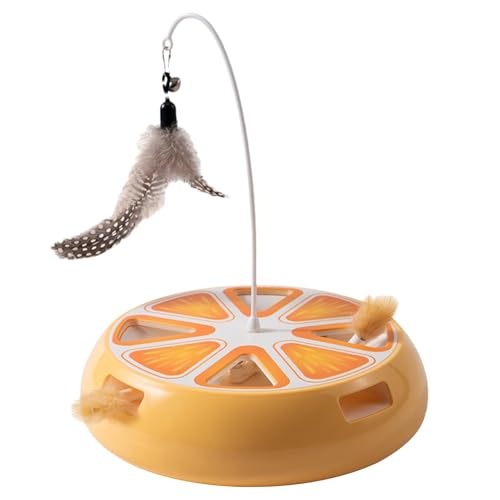 Générique Cat Spinner Toy, Interaktives Katzenspielzeug, Kitten Übungsspielzeug, interaktives Katzenspielzeug, Smart Cat Übungsspielzeug für drinnen und Spielen von Générique