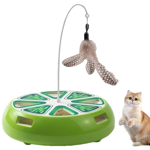 Générique Cat Spinner Toy, Interaktives Katzenspielzeug, Kitten Übungsspielzeug, interaktives Katzenspielzeug, Smart Cat Übungsspielzeug für drinnen und Spielen von Générique