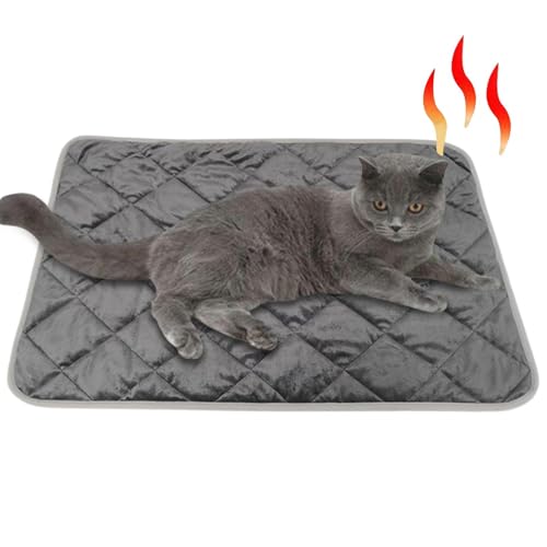 Générique Cat Warming Pad, Temperature Sensing Dog Pad, Soft Thermal Blanket Matt, Rutschfest Heated Matt, XL 115 x 72 cm, Haustierbett Supplies für Katzen, Kitten und kleine Hunde von Générique