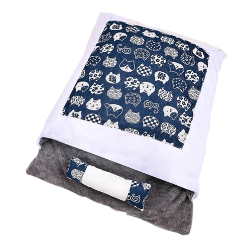 Générique Cat Winter Sleeping Bag, Cozy Cat Bed, Cat Nest Bed, Puppy Cave Bed, Indoor Cat Bed, Soft Pet Sleeping Sack, Comfortable Cat Cave, Cat Snuggle Sack, Warm Pet Bed, Fleece Lined Cat Bed von Générique