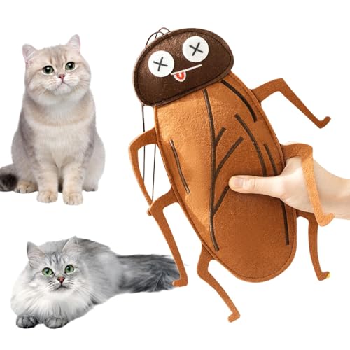 Générique Catnip Chew Toys, Felt Cat Toys, Cockroach Shaped Cat Toy, Bell Cat Toy, Indoor Cat Toys, Cat Exercise Toys, Catnip Toy, Interactive Cat Toys, Cat Chew Toys, Fun Cat Toys, von Générique