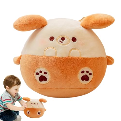 Générique Dog, Cartoon Puppy Plush Toy, Creative Stuffed, Cute Stuffed Animal, Soft & Cuddly, für Kinder & Erwachsene, 1 Pack für Hundeliebhaber, vielseitige Dekoration von Générique