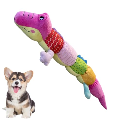 Générique Dog Chew Toy, Interactive Pet Toy, Squeaky Dog Chew Toy, Krokodil Chew Toy for Dogs, Caterpillar Pet Toy, Soft Puppy Chew Toys, Dog Chew Toy for Small Dogs, Medium Dog Chew Toy, von Générique