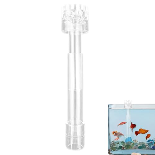 Générique Fish Tank Oil Slick Remover, Transparenter Acryl-Skimmer, transparentes Acryl-Design, schwimmender Basketball, effizienter Eiweißfilter für Aquarium von Générique