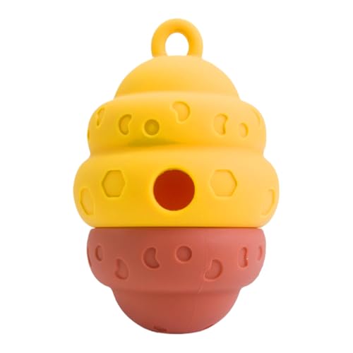 Générique Futterhundeset, Haustierfutter, Leak Toy, interaktives Puppy Toy, Pet Treat Dispenser, große Hundehütte, 8 x 8 x 12,5 cm für große mittelgroße Hunde von Générique