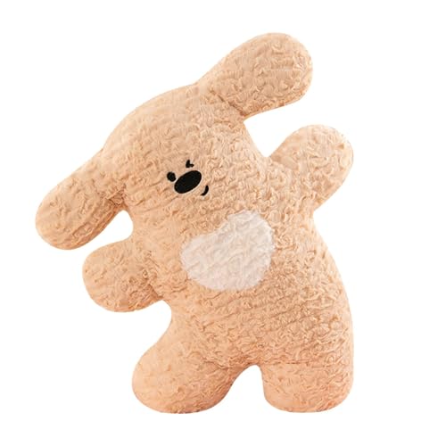 Générique Hunde-Kissen, niedliches Plüschtier, weich getufteter Tierhund, bequem und multifunktional, 55 cm, ideal für Cuddling und Spielzeit, geeignet für Kinder von Générique