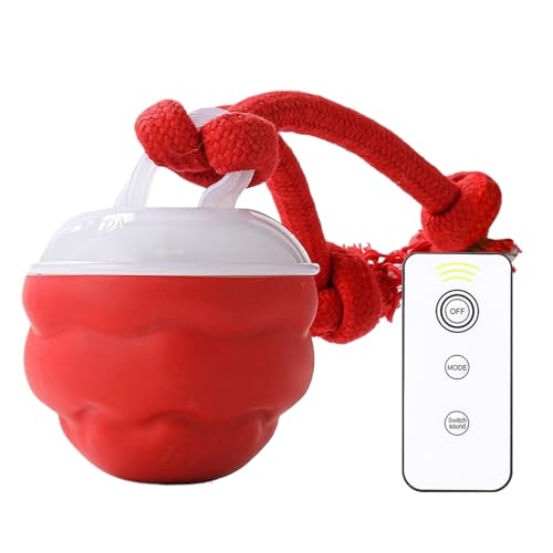 Générique Interaktiver Ball für Hunde, Verfolgungsspielzeug mit 3 Modi – Zubehör zum und Üben, leise für Welpen, beim Spielen im Park auf der Wiese am Générique Interaktiver Ball für Hunde, Verfolgungsspielzeug mit 3 Modi – Zubehör zum und Üben, leise für Welpen, beim Spielen im Park auf der Wiese am von Générique