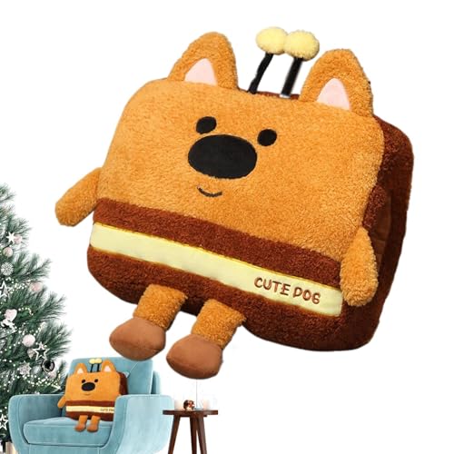 Générique Niedliche Bee Dog Plüschpuppe, Bee Puppy Plüschtier, niedliches Plüschtier, weiches Plüschtier, weiches Plüschtier für Erwachsene, Kinder, cozy Decorative Pillow for Home von Générique