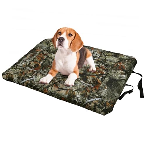 Générique Outdoor Dog Bed – Camouflage Oxford Cloth Dog Travel Matte, faltbar, wasserdicht, Reisekissen für Katzen, Hunde und Puppies, Camouflage Dog Bed – Outdoor faltbar Travel Mat von Générique