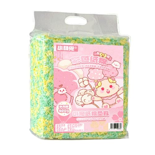 Générique Papierbedding für kleine Tiere, natürliches Haustierbett, weiches Hamster-Nesting, Chinchilla & Bedding, Odor Control Absorbent Filler for Hedgehogs und Eulen von Générique