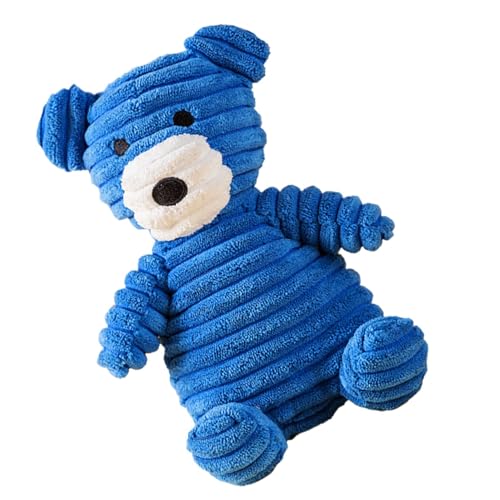 Générique Plush Squeaky Dog Toys, Gefüllt, Tragbares Puppy Kauspielzeug, niedliches interaktives Haustierspielzeug, weich und widerstandsfähig, Spielzeug für kleine, mittelgroße und große Hunde von Générique