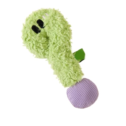 Générique Plush Squeaky Dog Toys, Punktuation Shaped Chew Toys, 17,9 x 11,9 x 1,72 x 0,79 cm, unzerstörbares Teething Pet Plaything, Cat Sleeping Company für Cocker Spaniel und große Hunde von Générique