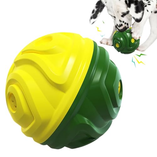 Générique Squeaky Dog Chew Toys, Pet Puppy Interactive Teething Ball, 4,57 x 4,53 x 4,53 Zoll Creative Sturdy Interactive Pet Supplies für kleine, mittelgroße und große Tiere von Générique