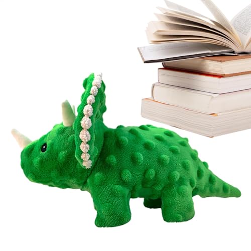 Générique Squeaky Dog Toys, Soft Plush Dog Toys, Cute Dinosaur Plush Toy, Lustiges Hundezubehör für Puppies, kleine Hunde, mittelgroße Hunde, große Hunde, langlebig, interaktives Hundespielzeug für von Générique