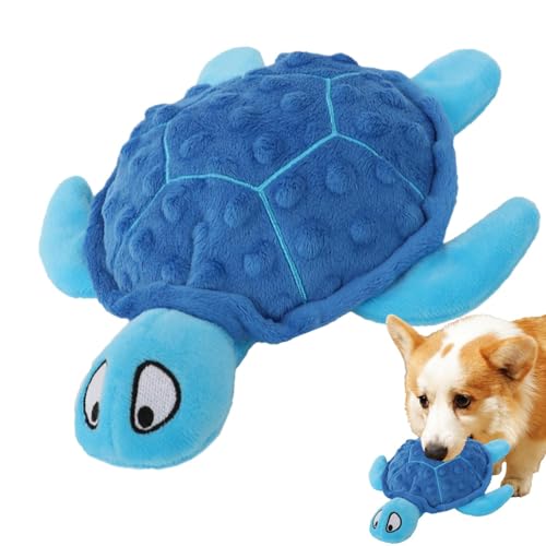 Générique Squeaky Sea Turtle Hundespielzeug, Sound Chew Pet Squeaky Toys, Plüsch für mittelgroße und kleine Hunde, Puppies, perfekt für interaktive Spiele und Teething Relief von Générique