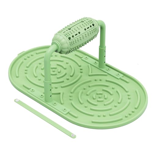 Générique Treat Dispensing Dog Toy, Pet Roller Food Toy, Interactive Slow Feeder, Rolling Pets Miniature for Dogs and Puppies, Engaging Foods Leakage Fun Miniatures for Dogs, Green von Générique