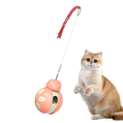 Générique Wobbler Cat Feeder, Living Room Pet Toy, Interactive Pet Feeder, Cat Entertainment Toy, Interactive Wobble Feeder, Treat Dispensing Wobbler, Cat Activity Toy for Living Room, Pet Shelter von Générique