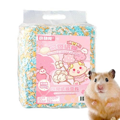 Gerbil Bedding, Natürlicher Hamster-Fluff, Haustierbett für Hamster, Chinchilla-Bett, Kaninchenpapier, kleines Tierbett, Odor Control Hamster, Hedgehog Bedding, Owl Bedding für Haustiere, Hamster F von Générique