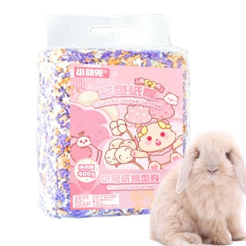 Gerbil Bedding, Natürlicher Hamster-Fluff, Haustierbett für Hamster, Chinchilla-Bett, Kaninchenpapier, kleines Tierbett, Odor Control Hamster, Hedgehog Bedding, Owl Bedding für Haustiere, Hamster F von Générique