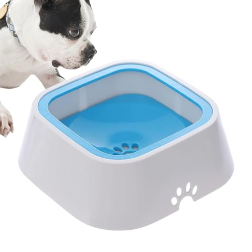 Großer Hundewasserbehälter, hohe Kapazität, Haustier-Wasserbehälter, 24 x 9,9 cm, rutschfest, Trinkfeder, Spill Resistant Hydration Station für große Hunde und Katzen (mehrfarbig) von Générique