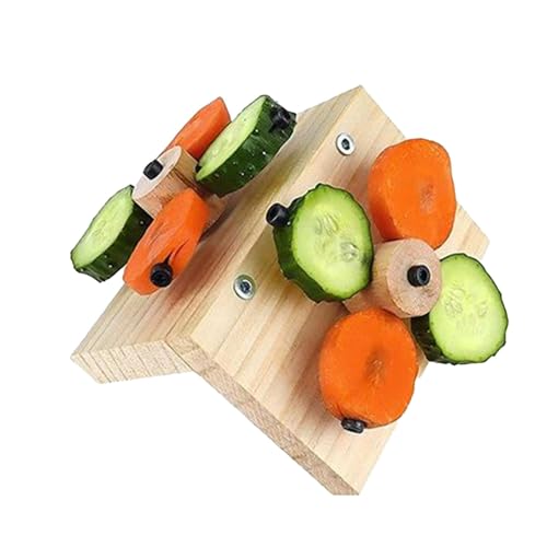 Hamster Enrichment Toys, Treat Dispensing Feeder, 5,91 x 4,33 Zoll, langsam gefederte Rodent-Spielzeug, interaktiver Käfig, gesundes Feeding Spaß für Mice, Gerbil, Bunny von Générique