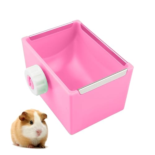 Hamster Food Bowl, Tiny Pet Meal Dispenser, Fixable Feeder Hamster, Hedgehogs, Bunnies, Food, Water Bowl, (Perfekt für Tiere) 7,5 x 6,5 x 10,5 cm von Générique