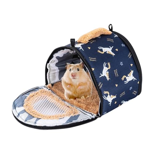 Hamster Travel Carrier, Small Animal Carrier | Windsichere Transportkäfig | Warmer Reisekäfig mit Hamster für Mäuse-Chinchillas von Générique