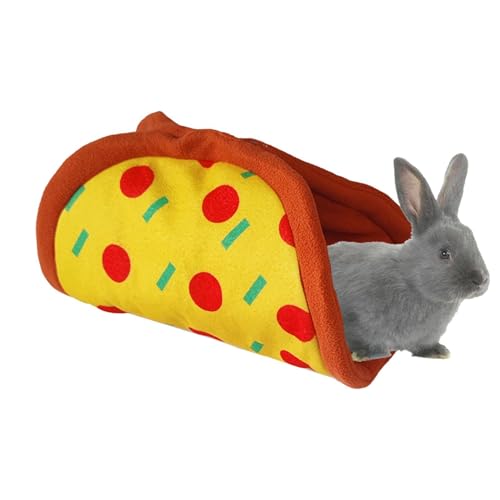 Hamsternest Kissen, Igelhaus-Matte, kleine warme Wintermatte für Haustiere, Schlafwerkzeug für Haustiere, Pizza, Chinchilla, Eichhörnchen, Hamste von Générique