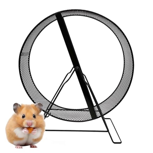 Hamsterrad, leise, leises Hamsterrad, Laufräder für kleine Tiere, Rennmäuse, Laufrad, leiser Spinner für Hamster, Rennmäuse, Mäuse, Hamsterkäfigzubehör von Générique