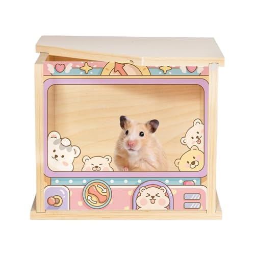 Hamstersand-Badkasten – Mini-Haus, transparent, Zubehör für Staubbad-Gehäuse | Pflege-Habitat Eichhörnchen Chinchilla, Hygienelösung für die Aktivität von Hamstersand-Badkasten – Mini-Haus, transparent, Zubehör für Staubbad-Gehäuse | Pflege-Habitat Eichhörnchen Chinchilla, Hygienelösung für die Aktivität von von Générique