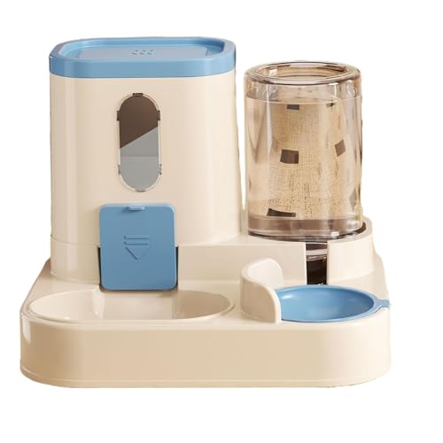 Haustiertränke und Futter-Set für Katzen, Tränke und Tränke Set | Automatisches Katzen-Wasser- und Futter-Set | Futterspender Set von Générique