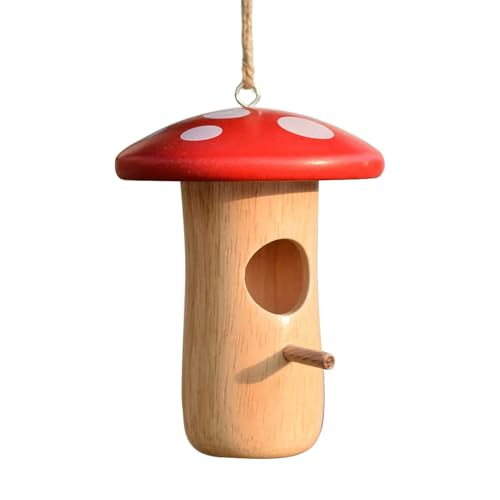 Hummingbird Feeder – Vogelnesting Box | Hummingbird Nesting House | Wooden Mushroom Cottage Animal Shelter Garden Hut für Outdoor Yard Tree Balcony Patio Courtyard Birds House for Nesting Hummingbird Feeder – Vogelnesting Box | Hummingbird Nesting House | Wooden Mushroom Cottage Animal Shelter Garden Hut für Outdoor Yard Tree Balcony Patio Courtyard Birds House for Nesting von Générique