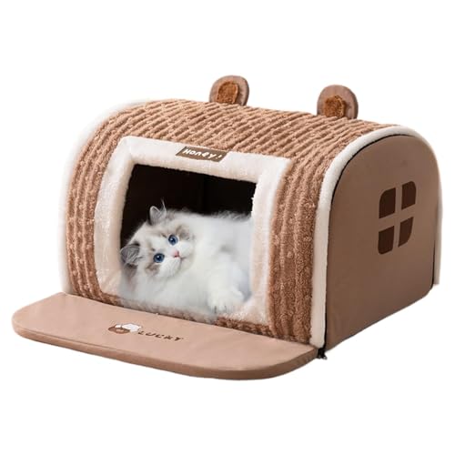 Hundehöhle, gemütliches Haustier-Tenthaus, Plush Sleeping Sofa, bequemes Design für kleine und mittelgroße Haustiere, maschinenwaschbar für einfache Reinigung von Puppies und Katzen, von Générique