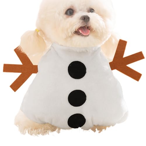 Hundekleidung – Winter Soft Puppy Clothes, niedliches warmes Hunde-Cosplay-Outfit für Winter, Weihnachts-Petenkostüm für Hunde und Katzen, niedliches Hunde-Cosplay-Winter-Outfit, Weihnachts-Pet-Tuch von Générique