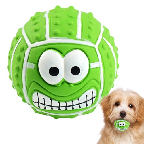 Hundespielzeug, Latexbälle für Haustiere | Smile Face Dog Balls Toys | Bordeauxrot Stiche, lustige Gesichtsbälle, Masten und Quietschende Bälle für mittelgroße Katzen, kleine Chi Hundespielzeug, Latexbälle für Haustiere | Smile Face Dog Balls Toys | Bordeauxrot Stiche, lustige Gesichtsbälle, Masten und Quietschende Bälle für mittelgroße Katzen, kleine Chi von Générique