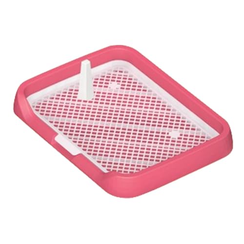 Indoor Dog Potty Tray | Mesh Grids Potty Tray | Easy Cleaning Pet Potty, Removable Column Dog Potty, Simple Setup Pee Holder, Puppy Potty Tray, Pet Potty Tray with Mesh, Indoor Pee Tray for Pets von Générique