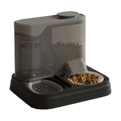 Katzen-Automatic Feeders, Pet Food and Water Dispenser, Multifunctional 2-in-1 Feeding Station, Large Capacity Reservoir, PP Build, Ideal for Apartment, Kitchen, 11.02 x 9.06 x 9.06 inch Katzen-Automatic Feeders, Pet Food and Water Dispenser, Multifunctional 2-in-1 Feeding Station, Large Capacity Reservoir, PP Build, Ideal for Apartment, Kitchen, 11.02 x 9.06 x 9.06 inch von Générique