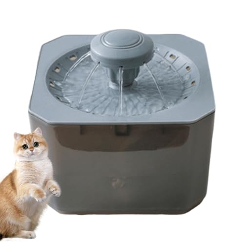 Katzen-Wasserspender, automatischer Wasserspender für Katzen, verbesserte Wasserqualität, bequem und einfach zu bedienen, Trinkschale, Frischwasser für Haustiere, 2,5 l/84,55 oz Kapazität von Générique