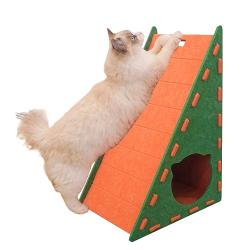 Katzenkratzer, rutschfestes Felt Scratching Pad, dreieckig, vertikal, integriert, Katze, Kratzer, rutschfest, strapazierfähig, zum Spielen Katzenkratzer, rutschfestes Felt Scratching Pad, dreieckig, vertikal, integriert, Katze, Kratzer, rutschfest, strapazierfähig, zum Spielen von Générique